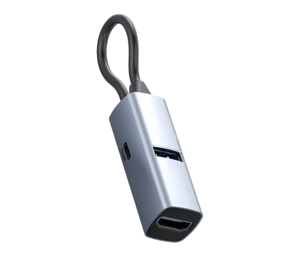 Mobile Origin 3in1 CompactHub HB1 - USB-A, USB-C, HDMI, USB-C Cable - 1537888 - zdjęcie 2